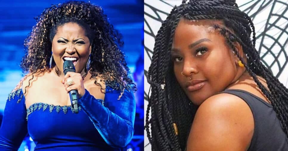 A famosa Vanessa Jackson falou sobre briga com cantor (Foto: Reprodução/Montagem TV Foco) A famosa Vanessa Jackson falou sobre briga com cantor (Foto: Reprodução/Montagem TV Foco)