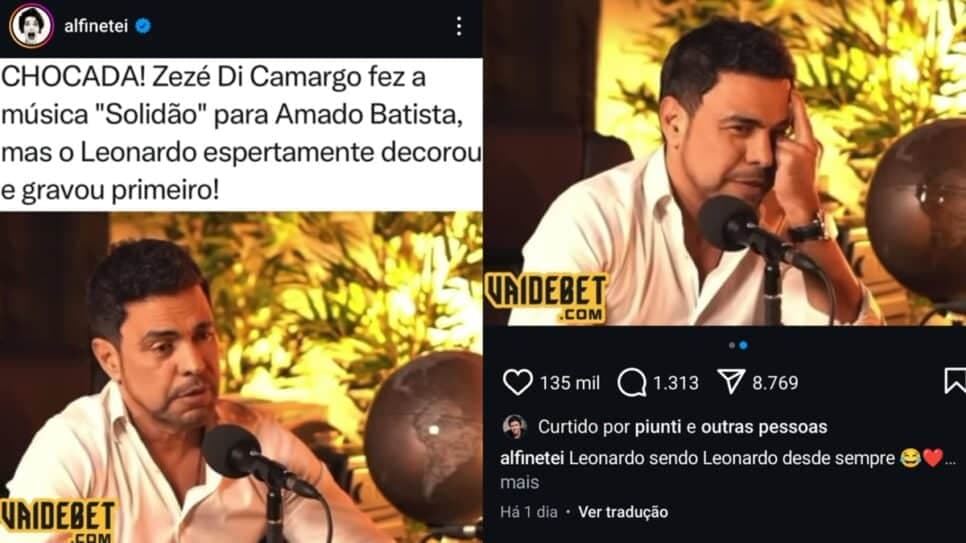 Trecho do programa viralizou em perfil do Instagram (Foto: Reprodução/ Alfinetei/ Montagem)