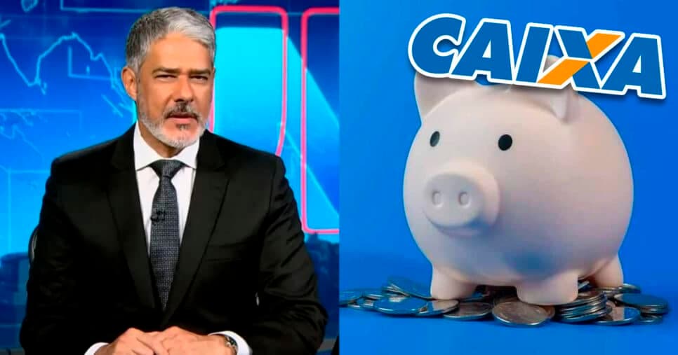 R$9,2M: Bonner paralisa JN às pressas com nova lei da poupança Caixa e canetada de Haddad atinge milhões