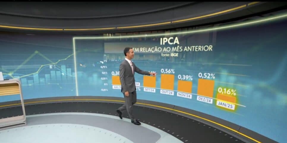 César Tralli no Jornal Hoje (Foto: Reprodução / Globo)