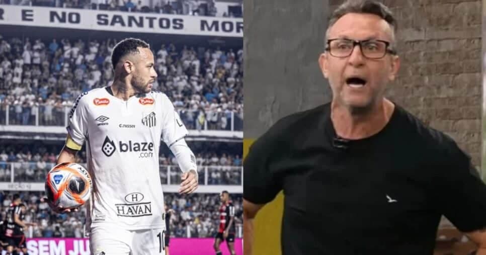 "Vai comprar": Neto para Donos da Bola com novo dono da SAF do Santos e confirma que não será Neymar