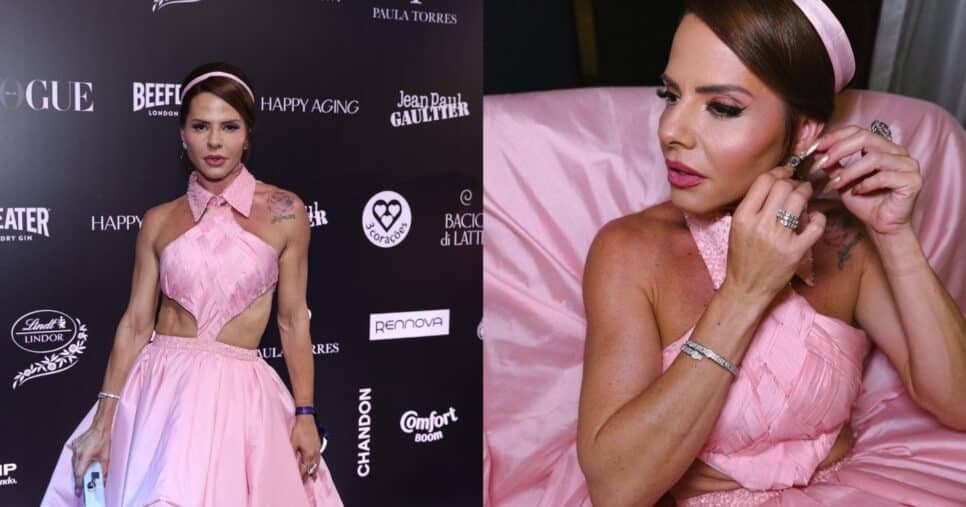 Musa da Grande Rio homenageia New Look de Dior no Baile da Vogue 2025