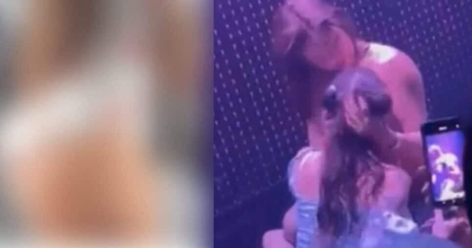 Vídeo: Após sexo oral no palco, famosa perde o pudor e abaixa as calças no meio do avião
