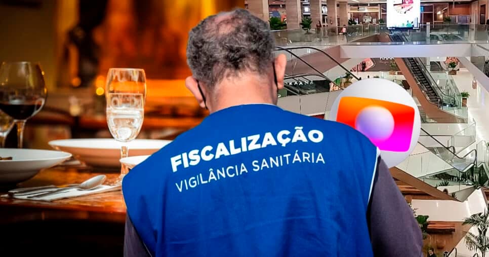 Barata: Vigilância Sanitária faz interdição em 3 restaurantes de Shopping n°1 e Globo desmascara nojeira
