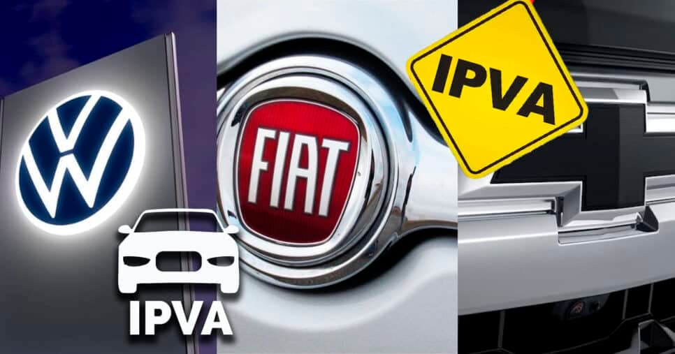 Popular da Volks, Fiat e Chevrolet: FIM do IPVA é confirmado à lista de carros a partir do dia (01)