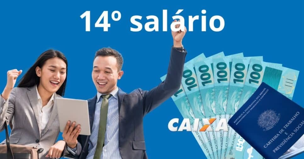 Acima dos R$1 mil: Tente não sorrir ao ver o valor do 14º salário liberado pela Caixa a CLTs hoje (24)
