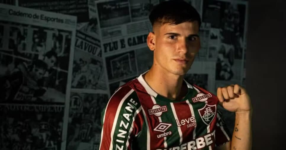 Joaquín Lavega é o novo reforço do Fluminense (Foto: Marcelo Gonçalves/FFC)