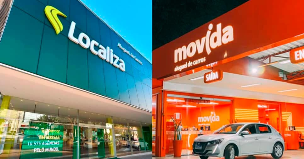 R$ 50BI na mesa: A fusão da Localiza com gigante n°1 dos carros para esmagar a Movida no Brasil