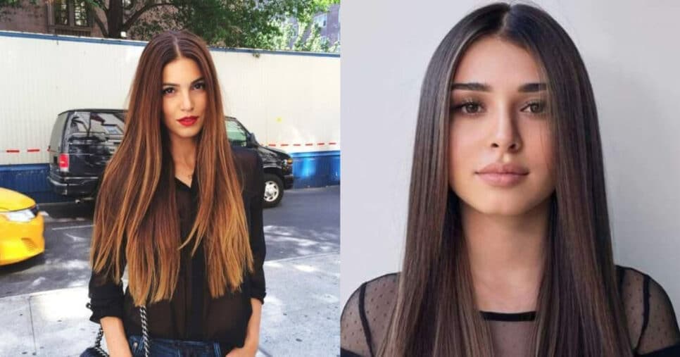 Corte de cabelo longo e reto (Foto: Reprodução/Montagem TV Foco)
