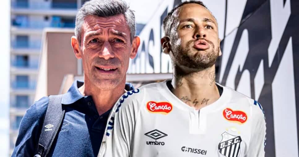 Pedro Caixinha - Neymar - Santos (Foto: Reprodução)