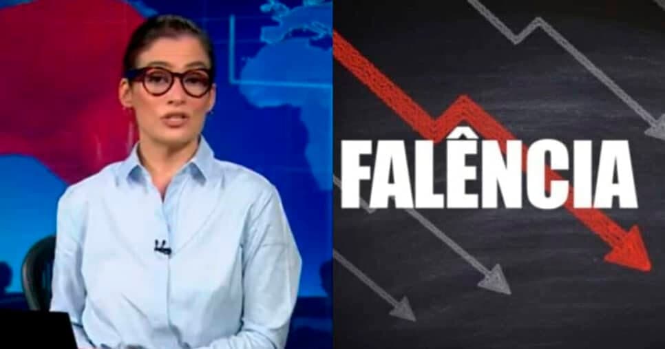 “A Justiça decretou”: Renata paralisa Jornal Nacional com falência de empresa gigantesca com R$1,4 trilhão em dívidas