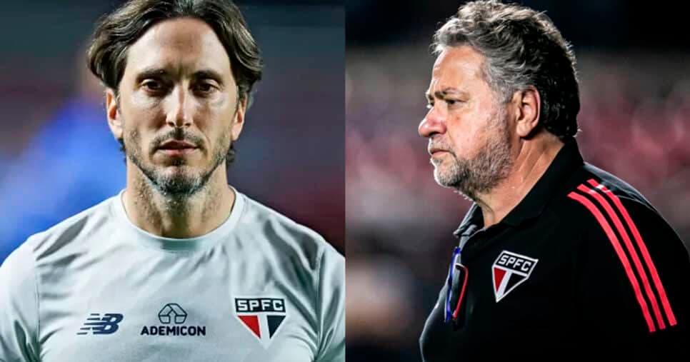 São Paulo - Zubeldía e Casares (Foto: Reprodução)