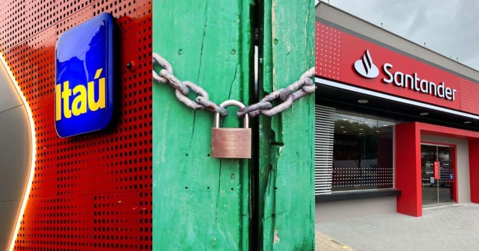 Itaú, Santander e mais: Bancos fecham cerca de 100 agências e atinge em cheio correntistas