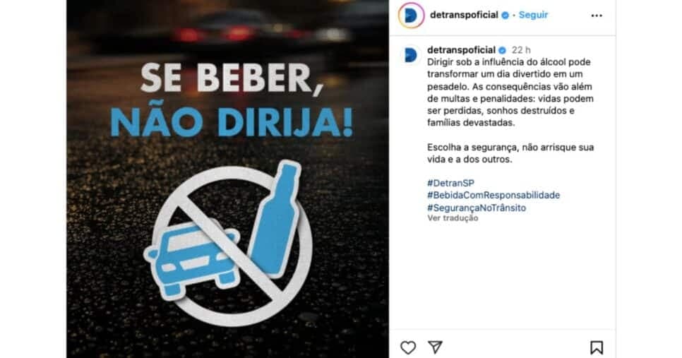 Comunicado do departamento (Reprodução/Instagram)