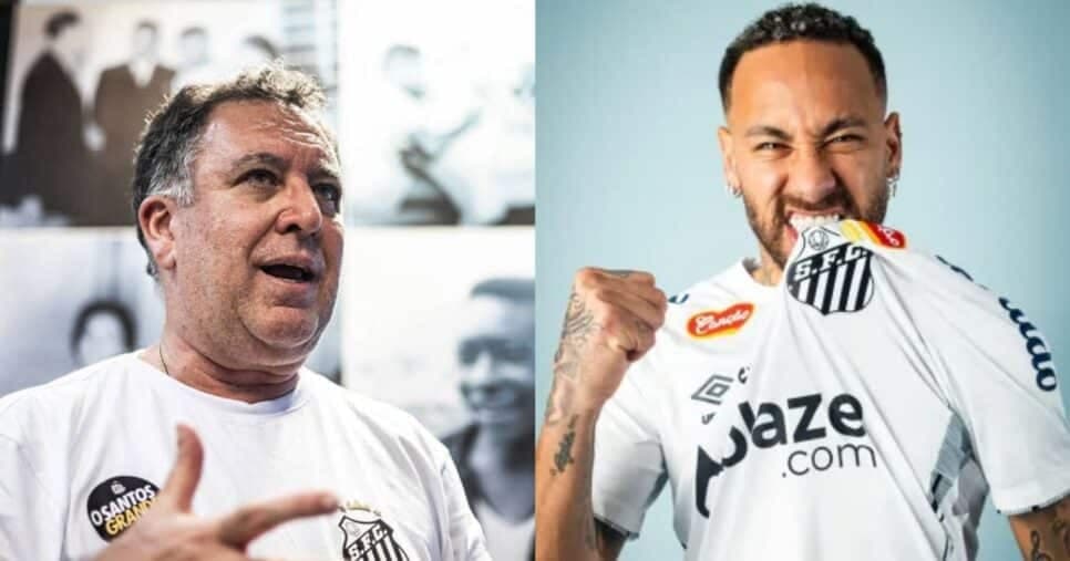 R$65M pra jogar com Neymar: Teixeira libera PIX no Santos e assina com reforço de peso para 2025