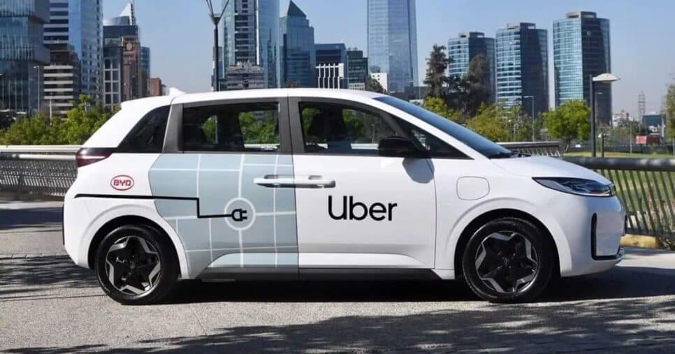 Carro elétrico da Uber (Reprodução/Internet)