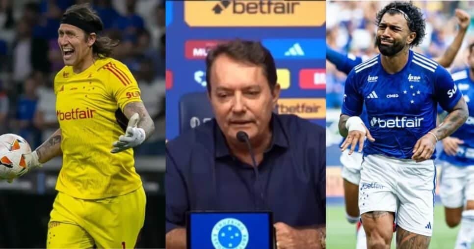 ADEUS de Cássio e dupla de Gabigol: Pedrinho BH sofre com debandada de 2 craques no Cruzeiro