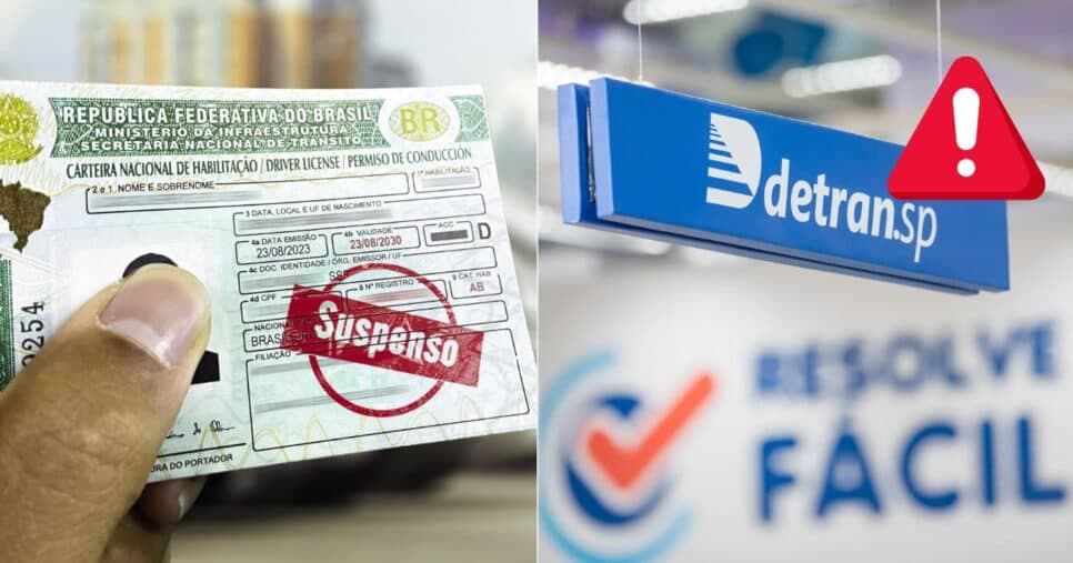 Contas esvaziadas: Detran emite 3 alertas com proibição que atinge motoristas com suspensão da CNH em 2025