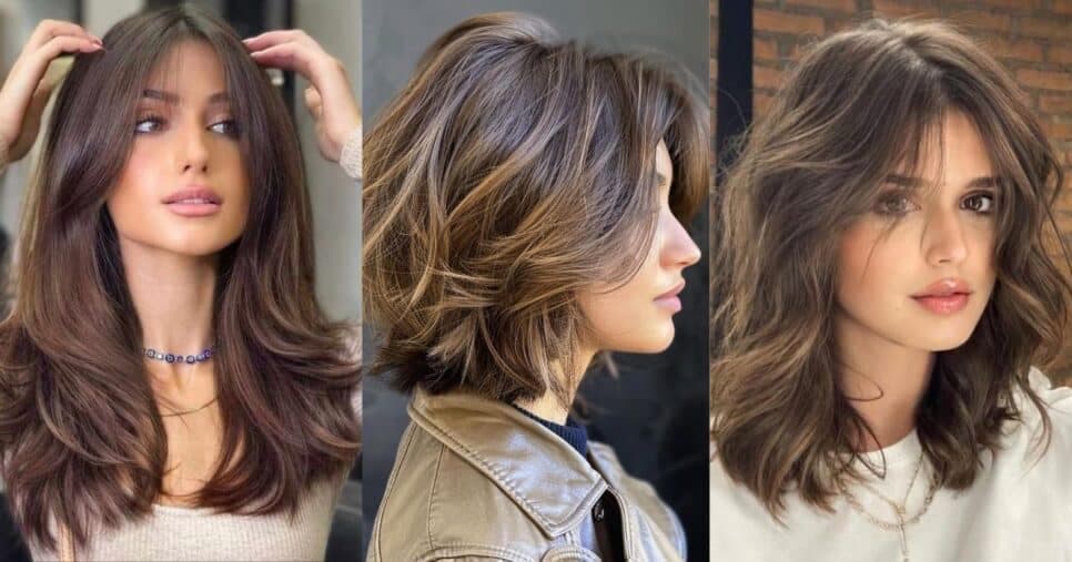 Diminuem a bochecha, nariz e testa grandes: 5 cortes de cabelo afinam mulheres como plástica