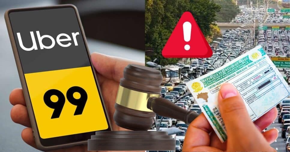 ADEUS à CNH: Lei de trânsito crava 2 proibições que atingem em cheio motoristas da Uber e 99 em 2025