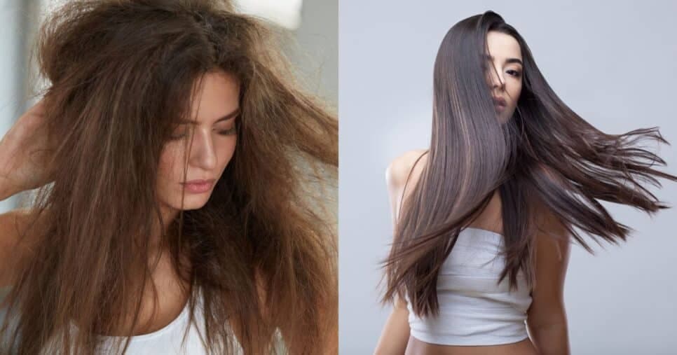 Mistura com 2 ingredientes alisa o cabelo e dá fim a progressiva (Reprodução/Montagem TV Foco/Canva)