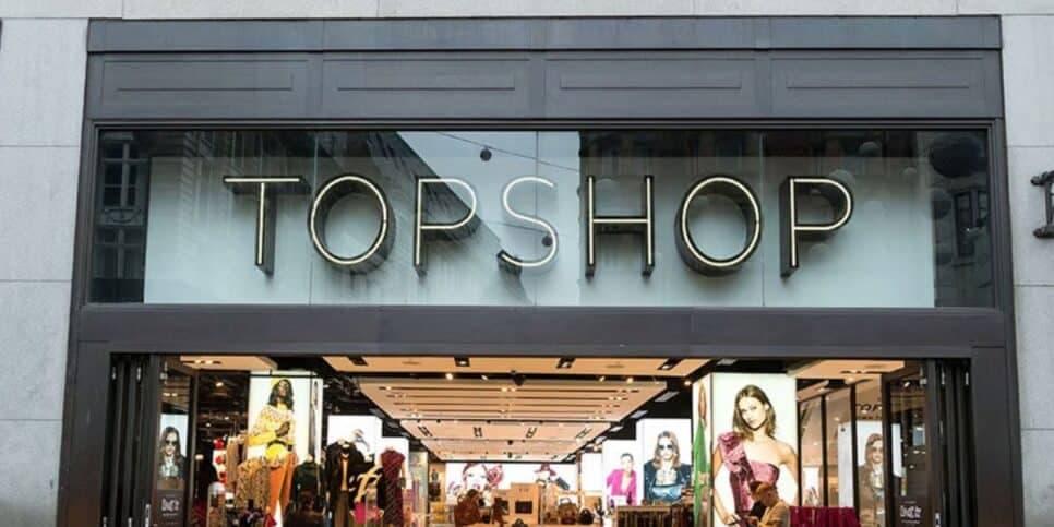 Unidade da TopShop(Foto: Reprodução / Internet) 