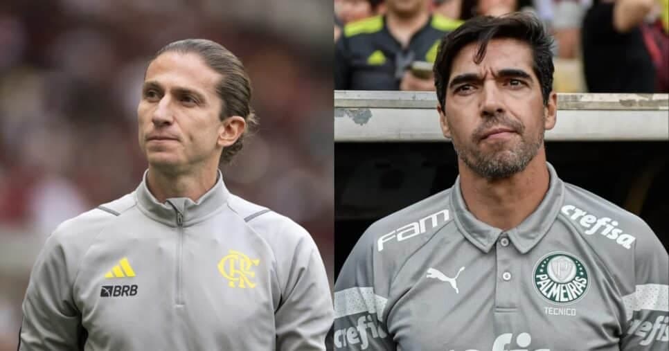 Bap e Leila sem chão: Enquanto Abel ganha R$3M por mês no Palmeiras, o salário de Filipe Luís no Flamengo