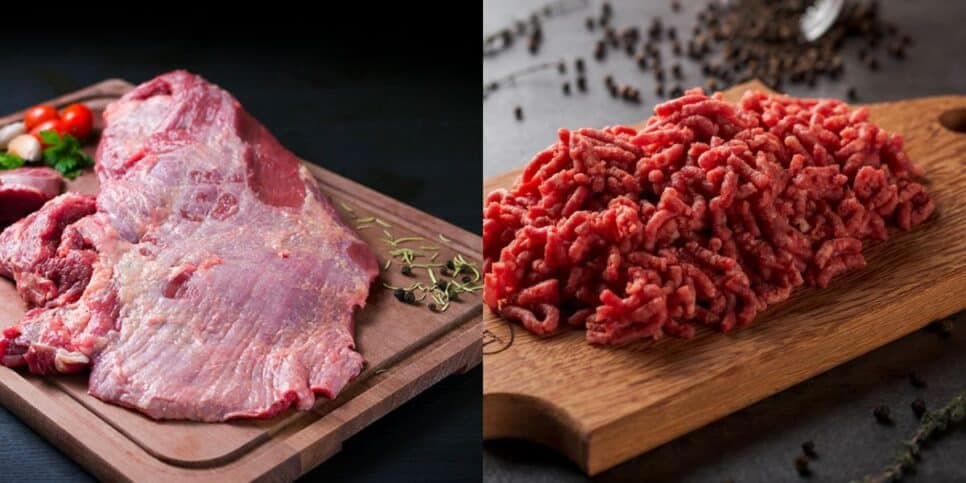 Acém é uma das opções mais baratas que a picanha (Reprodução: Montagem TV Foco)