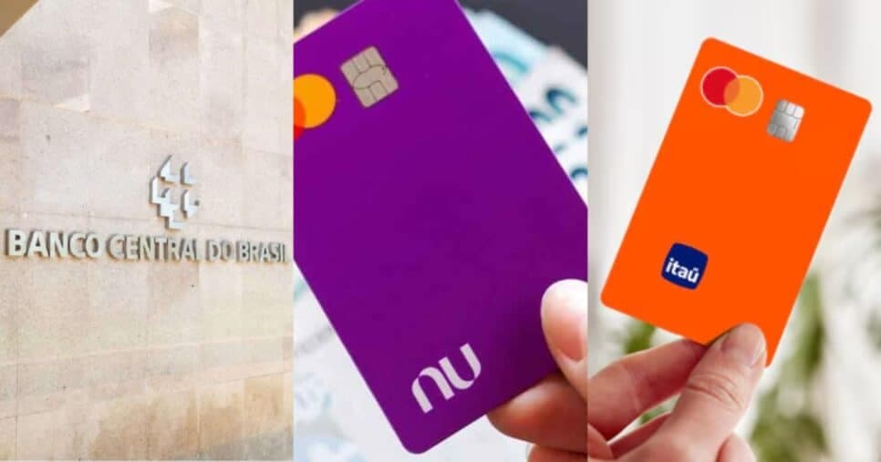 Itaú, Nubank e+: Banco Central emite alerta com proibição que abala cartões de crédito nos bancos em 2025