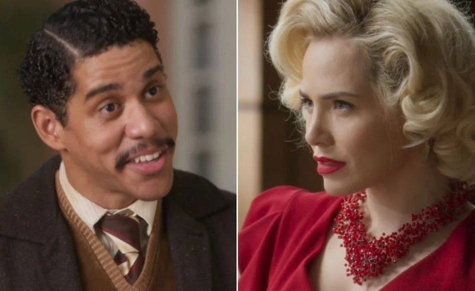 Basílio (Cauê Campos) e Zélia (Leticia Colin) em Garota do Momento (Foto: Reprodução / Globo)