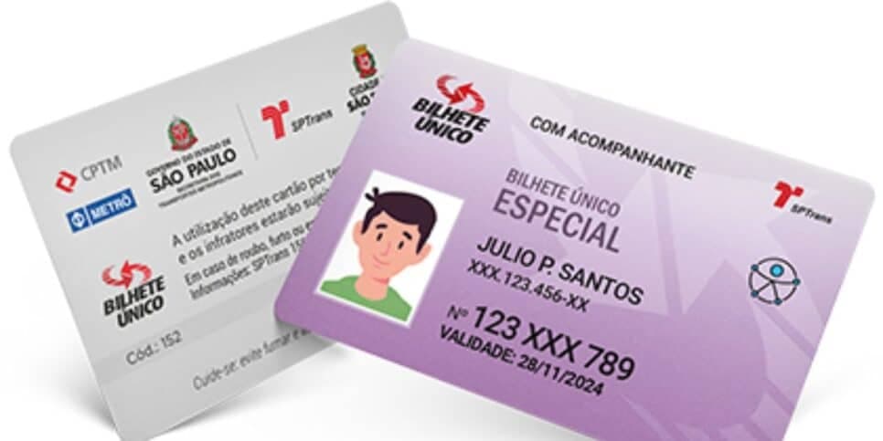 Passe Livre no Bilhete Único em São Paulo (Reprodução: Internet)