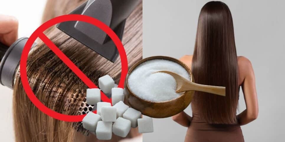 Dê adeus para a progressiva: Mistura caseira com açúcar e +4 ingredientes para alisar o cabelo sem química