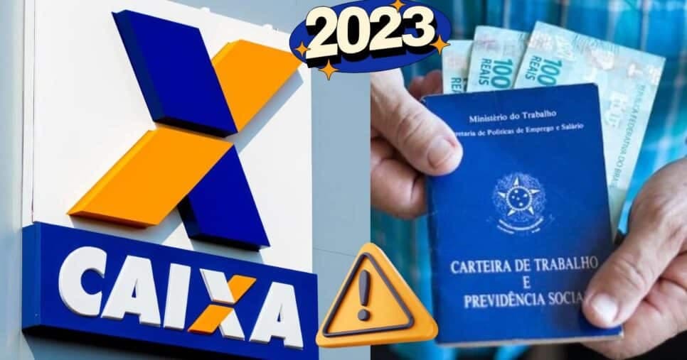 Alerta geral: Caixa emite comunicado emergencial para quem trabalhou em 2023 recebendo até R$ 2.640
