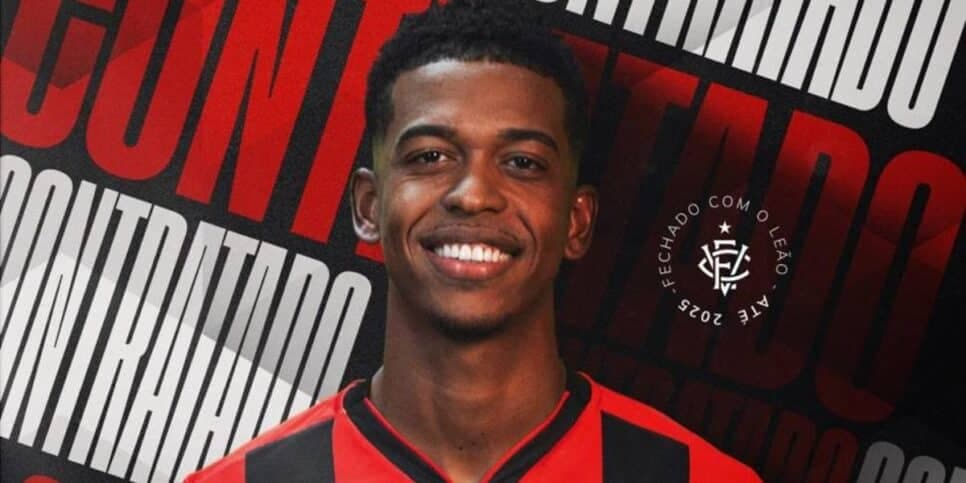 O anúncio de Carlinhos no Vitória (Reprodução: Instagram)