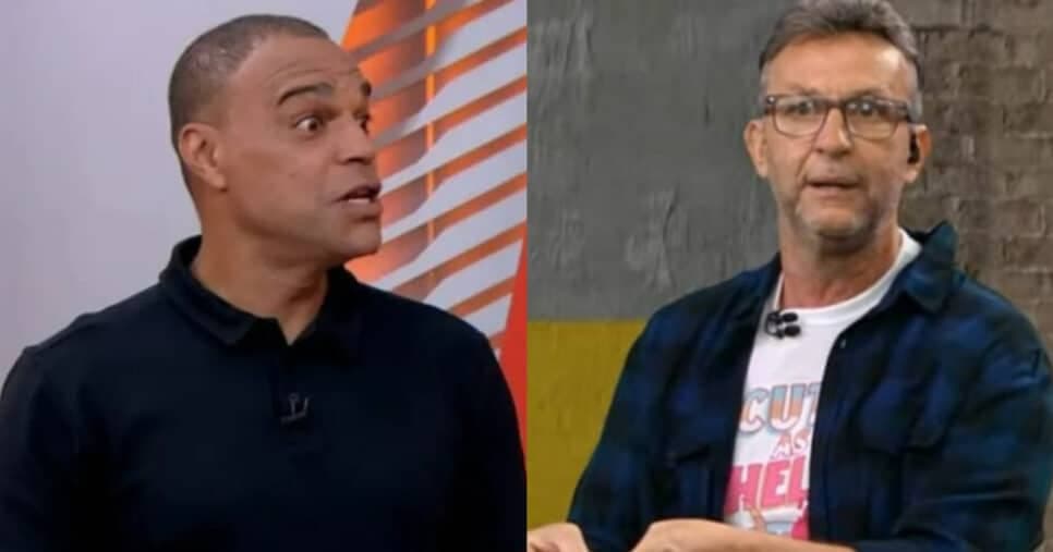 Na Band, Neto detona recado a Denílson e não esconde verdade do ex-colega: "Coisas que você falava aqui”
