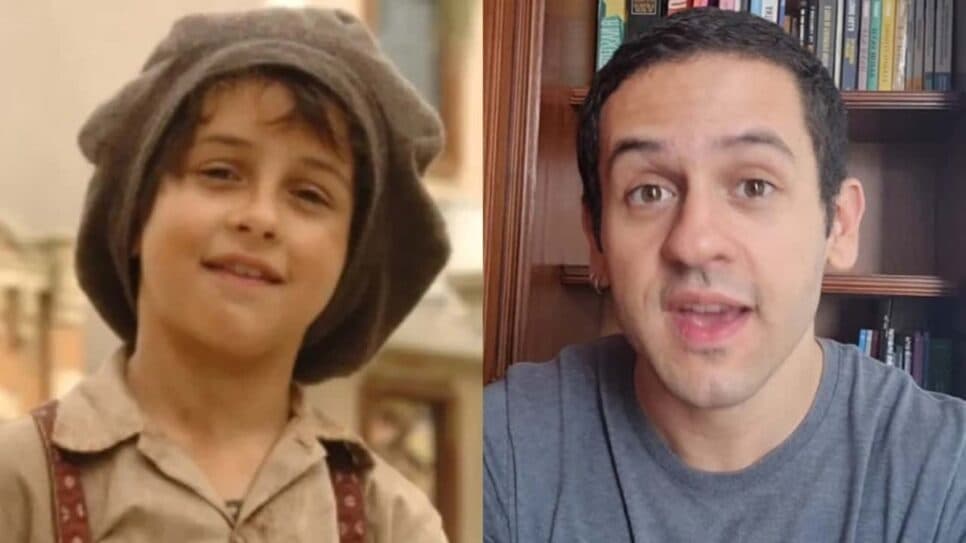 Estrela mirim de sucesso, David Lucas,o Terê, hoje é psicólogo (Foto: Reprodução/ Internet/ Montagem)