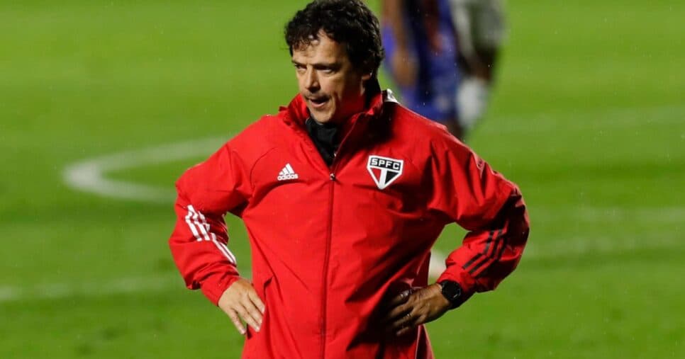 Fernando Diniz quando esteve no comando do São Paulo - (ALEX SILVA/ESTADÃO CONTEÚDO)