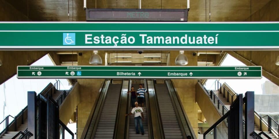 O problema aconteceu na estação Tamanduateí (Reprodução: Internet)