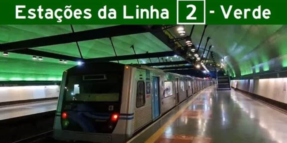 Linha 2-Verde é uma das principais de São Paulo (Reprodução: Youtube)