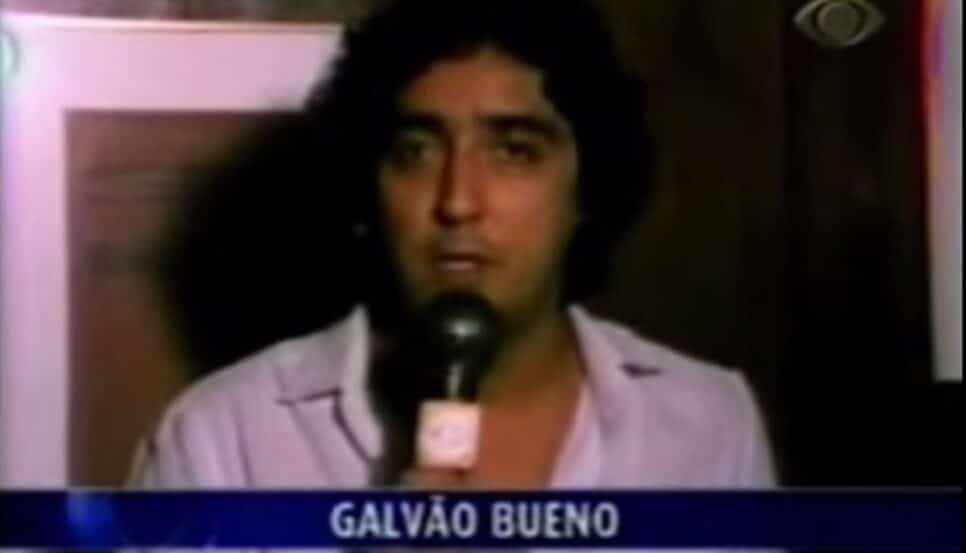 O locutor em seus tempos de Band, há mais de 4 décadas (Foto: Reprodução/ Internet)
