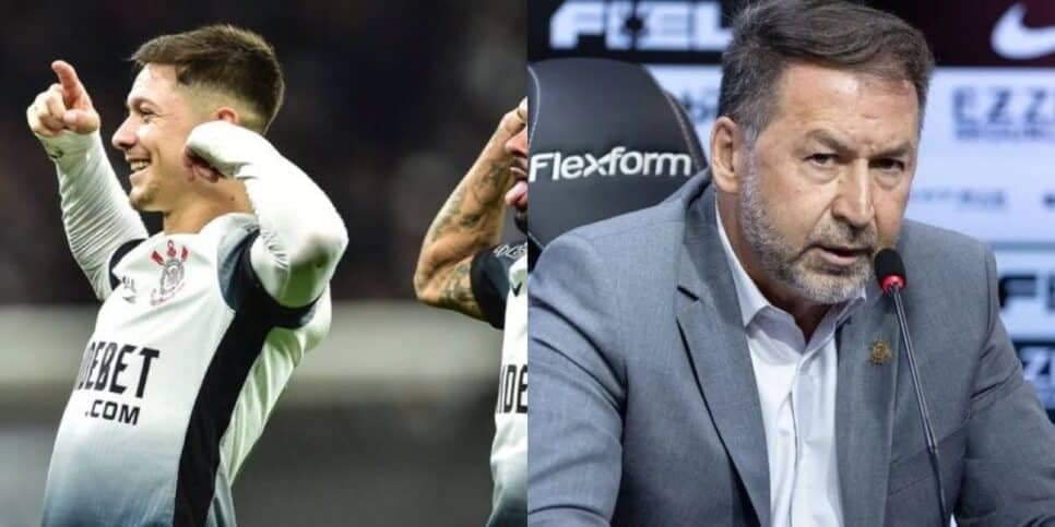 Adeus de R$1,5M e dupla de Garro FORA: Augusto Melo chora com 2 viradas no Corinthians nesta sexta (21)