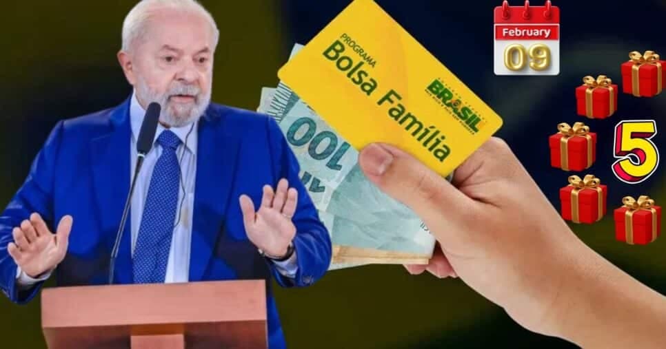 Lula ciente: Bolsa Família crava 5 presentões a partir de hoje (09) pra salvar 21M em 2 passos simples