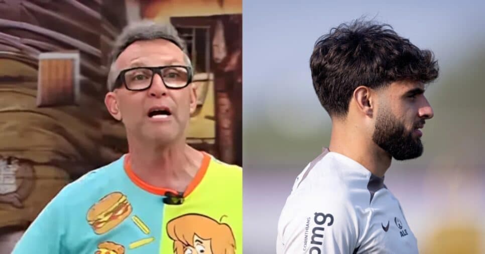 Neto se enfurece nos Donos da Bola por saída de Yuri Alberto no Corinthians - (Montagem / TV FOCO)