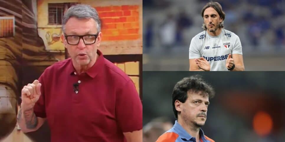 "Há um acordo": Neto paralisa Donos da Bola e crava sobre demissão de Zubeldía no São Paulo e chegada de Diniz