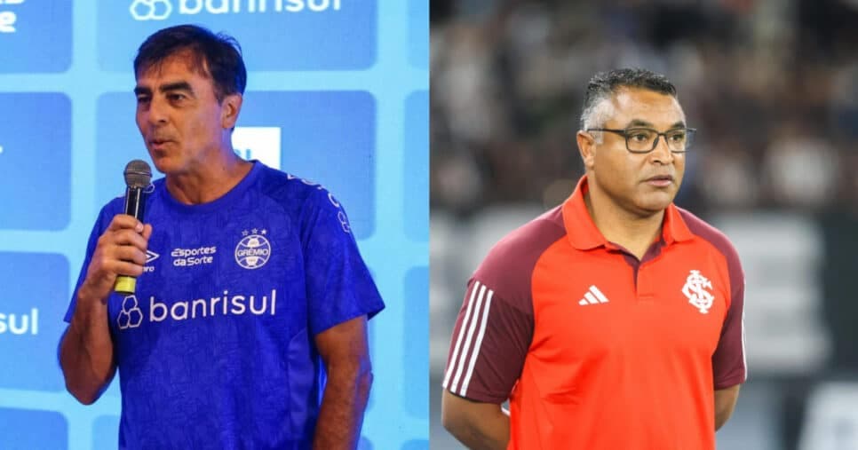 Guerra e Inter sem chão: Enquanto Quinteros ganha R$700 mil no Grêmio, o salário de Roger é de cair da cadeira