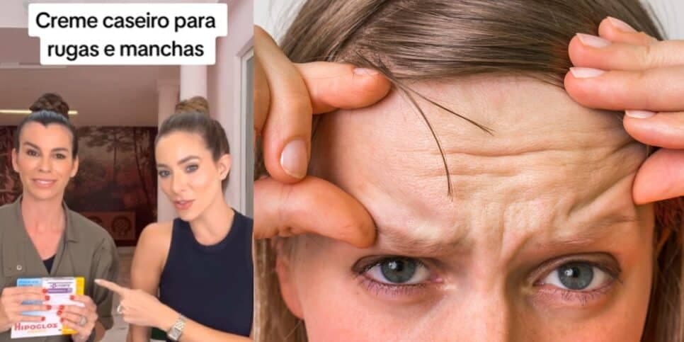 Produtos para fazer a pomada caseira (Reprodução: TikTok)