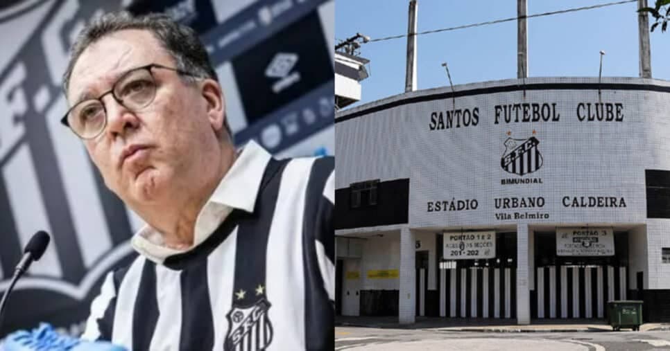 Capacidade de 44 mil e ADEUS a Vila Belmiro: Teixeira tem veredito sobre novo estádio do Santos