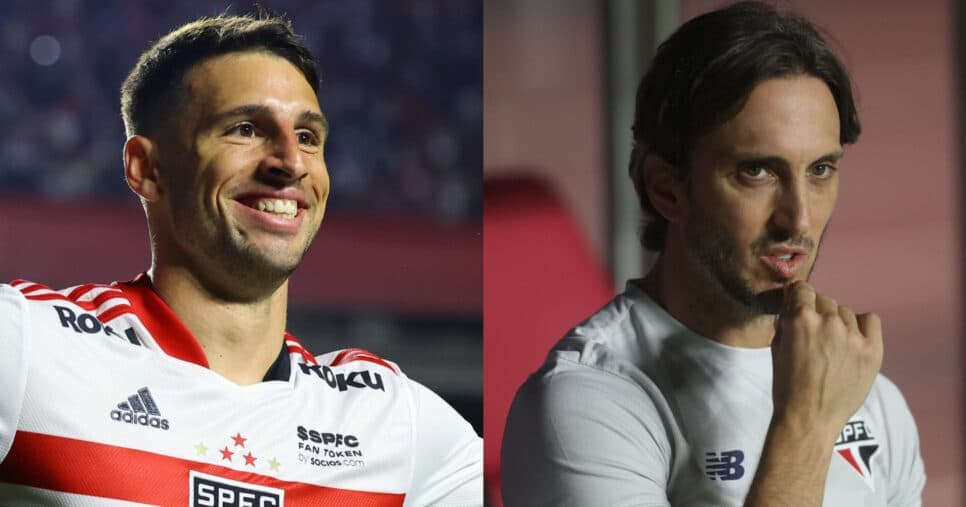 R$17M e ADEUS: Dupla de Calleri tem demissão aprovada no São Paulo após ser esnobado por Zubeldía