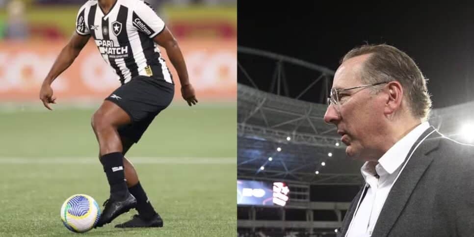Desfecho de Caçapa, saída de joia de R$60M e +1: Textor sofre 3 grandes viradas no Botafogo em 2025