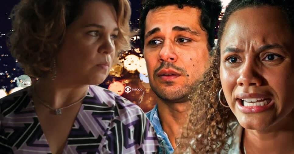 Violeta, Chico e Madá em Volta por Cima (Foto: Reprodução / Globo / Montagem TV Foco)